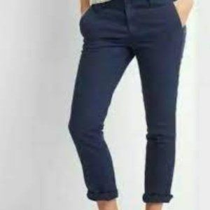 Gap Girlfriend Chino, Navy, Size 4 petite